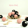 Felt Balls -  Retro Pink