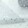 Gray Silver Star Tulle