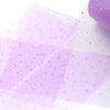 Lilac Glitter Dots Tulle