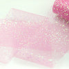 Pink Iridescent Glitter tulle