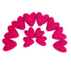 Felt Hearts - Raspberry