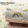 Pink Glitter Rainbow