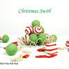 Felt Balls -  Christmas Swirl