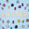 EASTER White Felt Letters