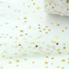 White Gold Star Tulle