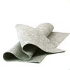 Heather Gray Wool Felt Sheet