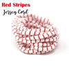Red Stripe Jersey Cord