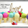 Felt Balls -  XL Balls