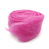Carded Wool - Dark Pink