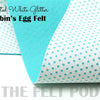 Perforated White - Robin's Egg