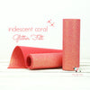 Iridescent Coral Glitter Felt
