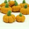 Orange Felt Pumpkins