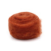 Carded Wool - Burnt Sienna