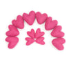 Felt Hearts - Dark Pink