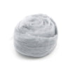 Carded Wool - Silver