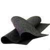 Heather Black Wool Felt Sheet