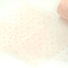 Peach Glitter Dots Tulle