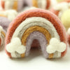 Large Felt Rainbow - Neutral