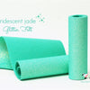 Iridescent Jade Glitter Felt