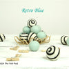 Felt Balls -  Retro Blue