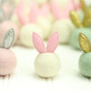 Felt Glitter Bunny Set