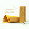 Orange Gold Glitter Felt