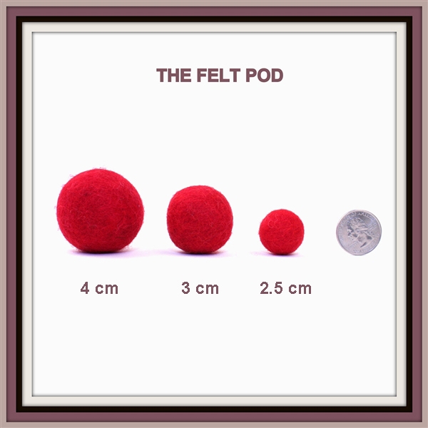 Big Balls - 2cm Felt Balls – Ballsie - Felt Balls and Garlands