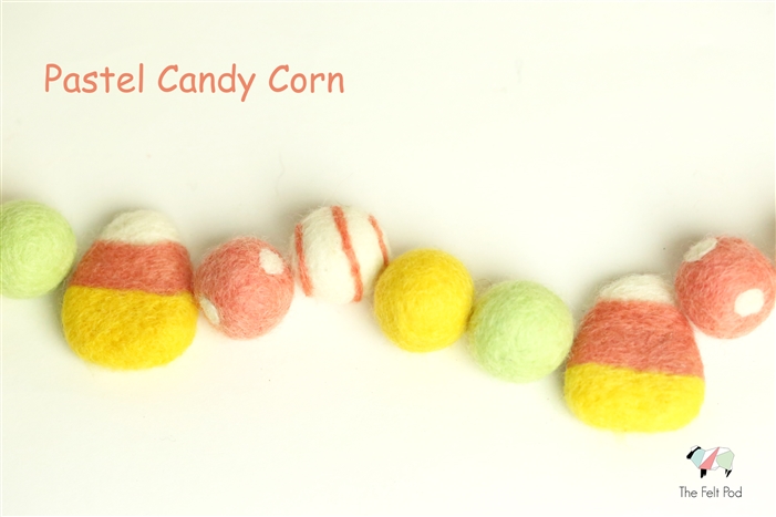 Pastel Candy Corns - 10 Per Pack