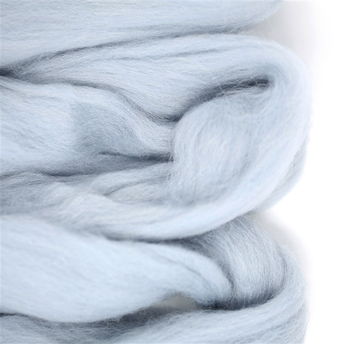 Wool Roving - 64. Dolphin Gray